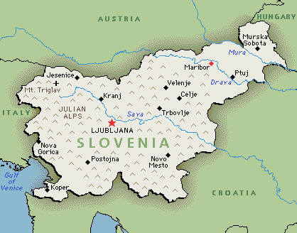slovenia maps